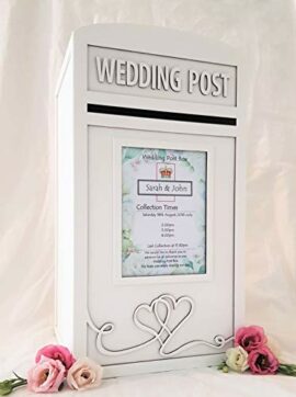 Personalised-White-Wedding-Card-Post-Box-Inc-Padlock-Keys-Locking-Wooden-Wedding-Cards-Box-Large-Royal-Mail-Postbox-With-Lock-Wedding-Card-Box-Cards-Box-For-Wedding-Reception-0