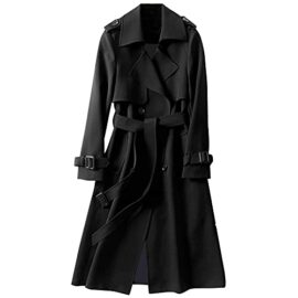 Saklifuo-Womens-Solid-Windbreaker-Slim-Fit-Trench-Coat-Long-Jacket-Outerwear-with-Belt-Button-0