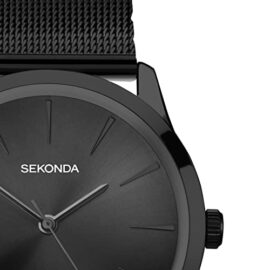 Sekonda-Mens-Malmo-42mm-Quartz-Watch-with-Analogue-Display-Date-Window-and-Stainless-Steel-Bracelet-50M-Water-Resistance-0-0