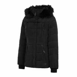 Spindle-Womens-Ladies-Premium-Quality-Hooded-Short-Fur-Parka-Quilted-Padded-Puffer-Coat-Zip-Side-Pockets-Luxurious-Detachable-Faux-Fur-on-Hood-Zipped-Inner-Pocket-0-1