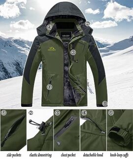 TACVASEN-Mens-Waterproof-Fleece-Mountain-Jacket-Windproof-Warm-Ski-Jacket-Multi-Pockets-0-0