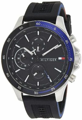 Tommy-Hilfiger-Analogue-Multifunction-Quartz-Watch-for-Men-with-Stainless-Steel-or-Silicone-Bracelet-0