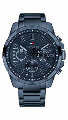 Tommy-Hilfiger-Mens-48mm-Multifunction-Quartz-Watch-Blue-Stainless-Steel-Bracelet-Semi-Gloss-Blue-Dial-Day-Date-Sub-Dials-5ATM-Water-Resistant-1791560-0