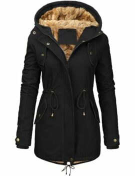 Vancavoo-Womens-Parka-Winter-Coats-Hooded-Coat-Fleece-Lined-Jacket-Ladies-Arctic-Velvet-Outdoor-Warm-Hoodies-zip-up-Sweatshirt-Windbreaker-Hoodies-Cotton-Outwear-with-Pockets-0